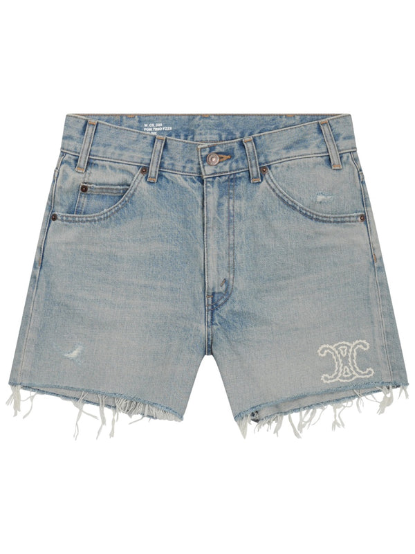 Shorts With Logo Embroidery