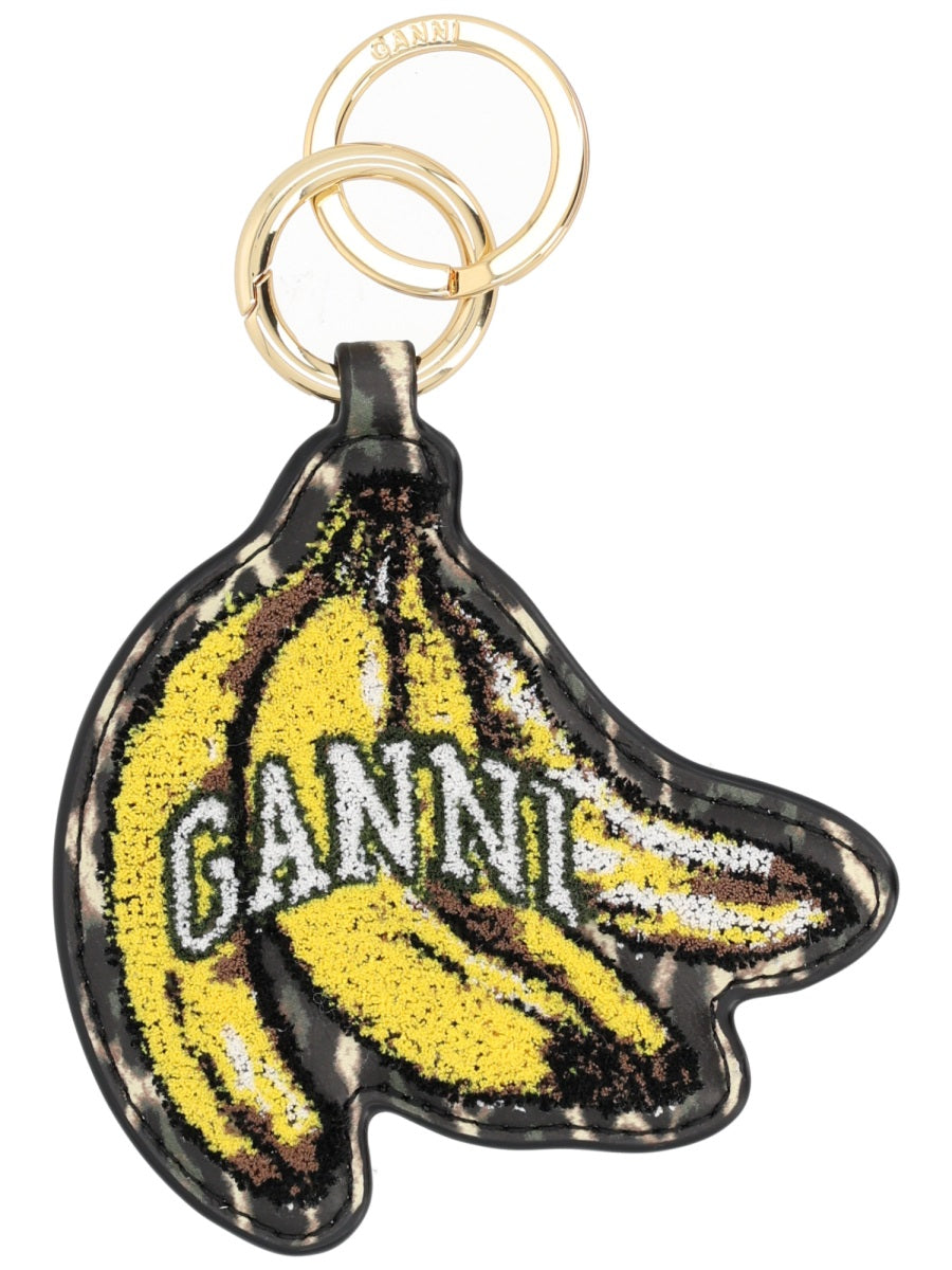 Ganni Keychains - Black | 452390c838ec470d7fa1fcfb033fe52f7289fa65