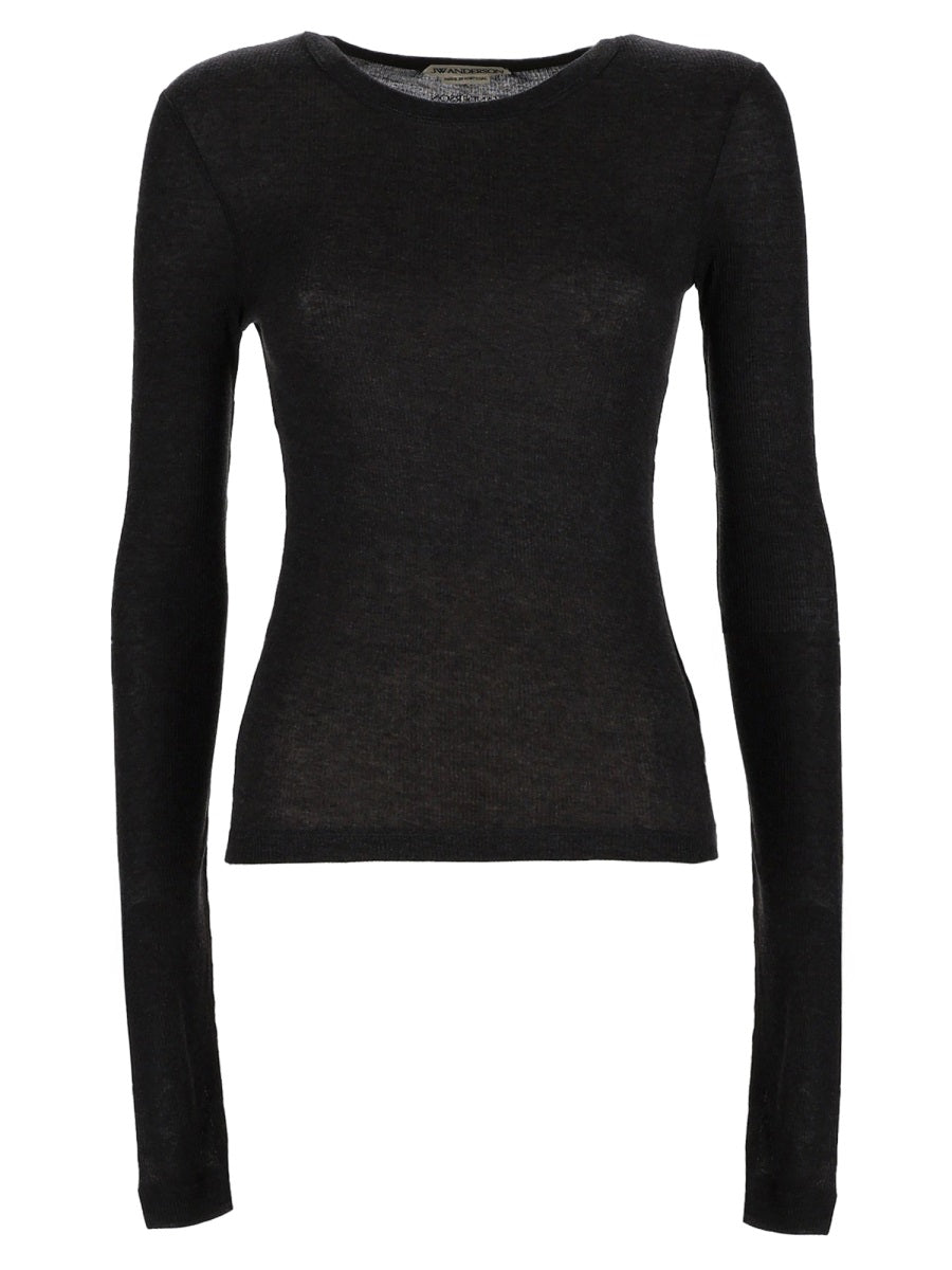Jw Anderson Tops - Charcoal | d265e812e61da0f360149f6f2686a98d0e86db66