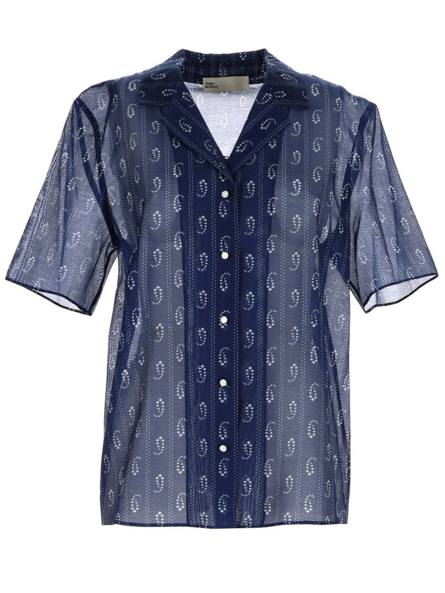 Tory Burch Shirts - Blue | 2bc567a2ba0c0d2b514f2ff24ebd8f71fc5d51c2