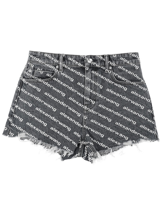 Shorts With All Over Logo