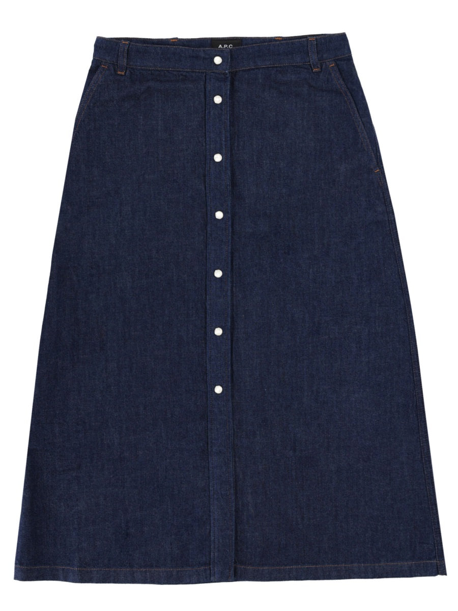 A.P.C. Skirts - Denim | f61327bc742166a627fc884a7ae283ae53a13242