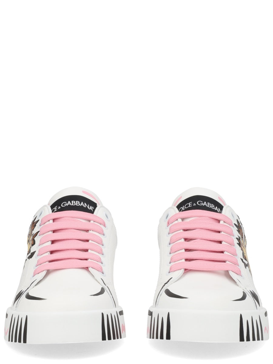 Dolce & Gabbana Sneakers - Pink | 25d7659646f0f0e41fd25da5426487612314b2b6