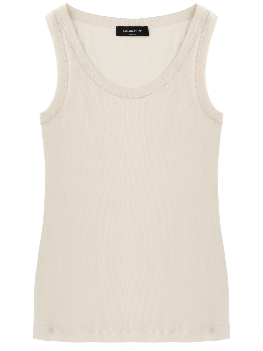 Fabiana Filippi Tops - Ivory | 3579abe92fdb9205408c8a1d6fee31bb55733062