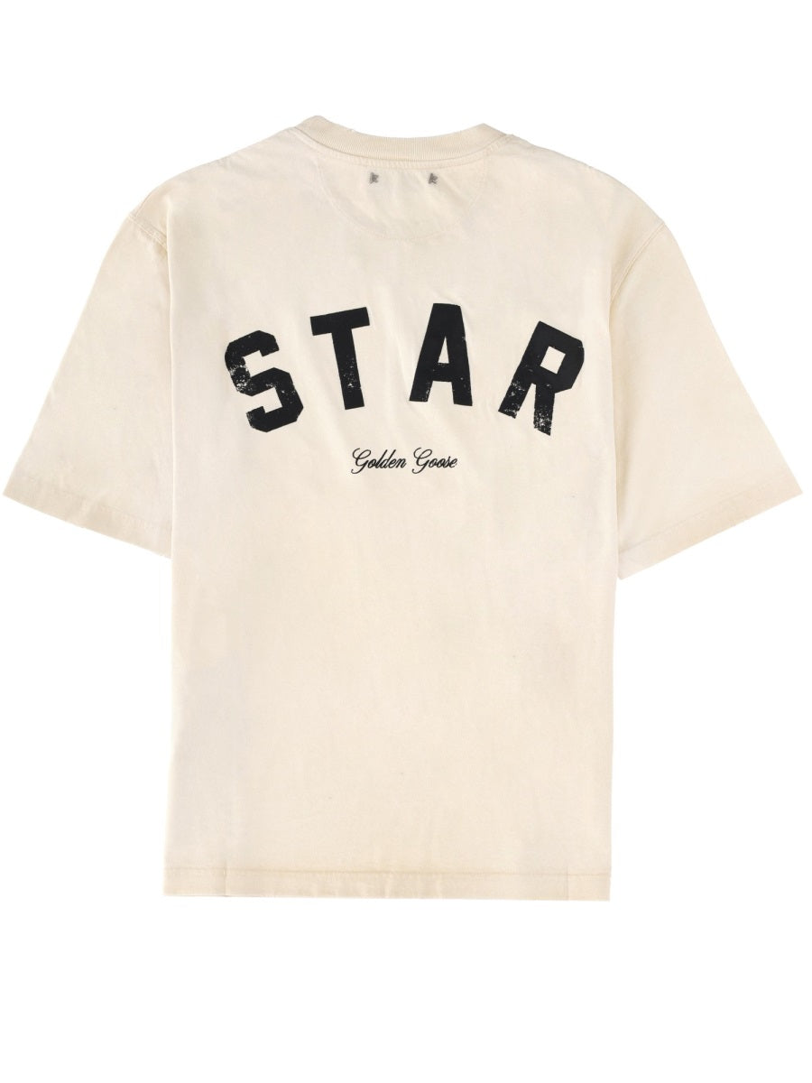 Golden Goose T shirts - Ivory | 3f01080a7c1270791a6c0df1d731a7ec8b2b7326