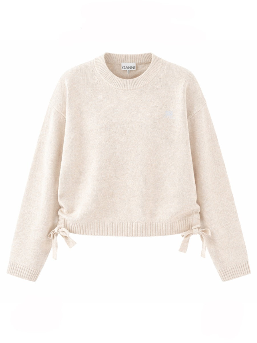 Ganni Sweaters - Beige | fa9f0c71a73a7772fdce88fd418028c1b2d9871e