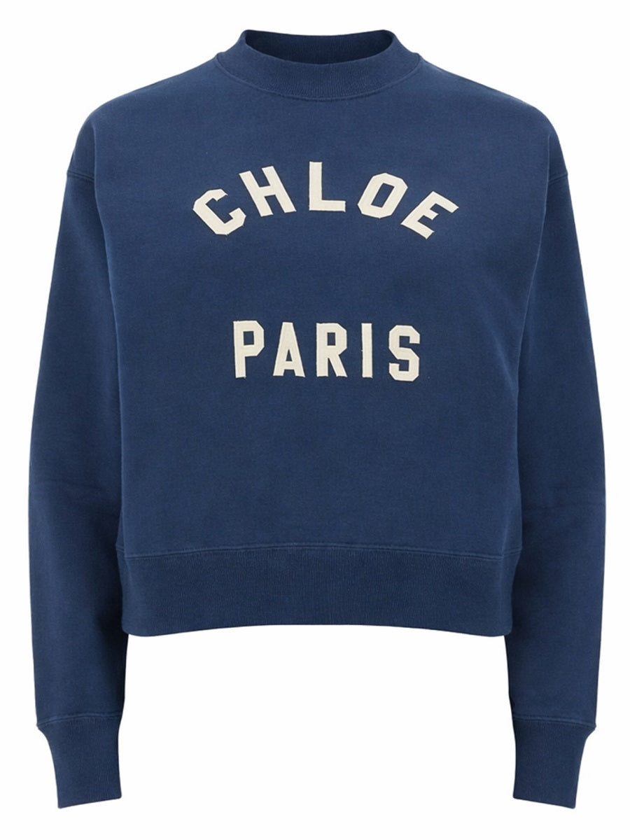 ChloÉ Sweatshirts - Blue | 32626d6e63cd6a58335b5465a9d57bbdbda4d085