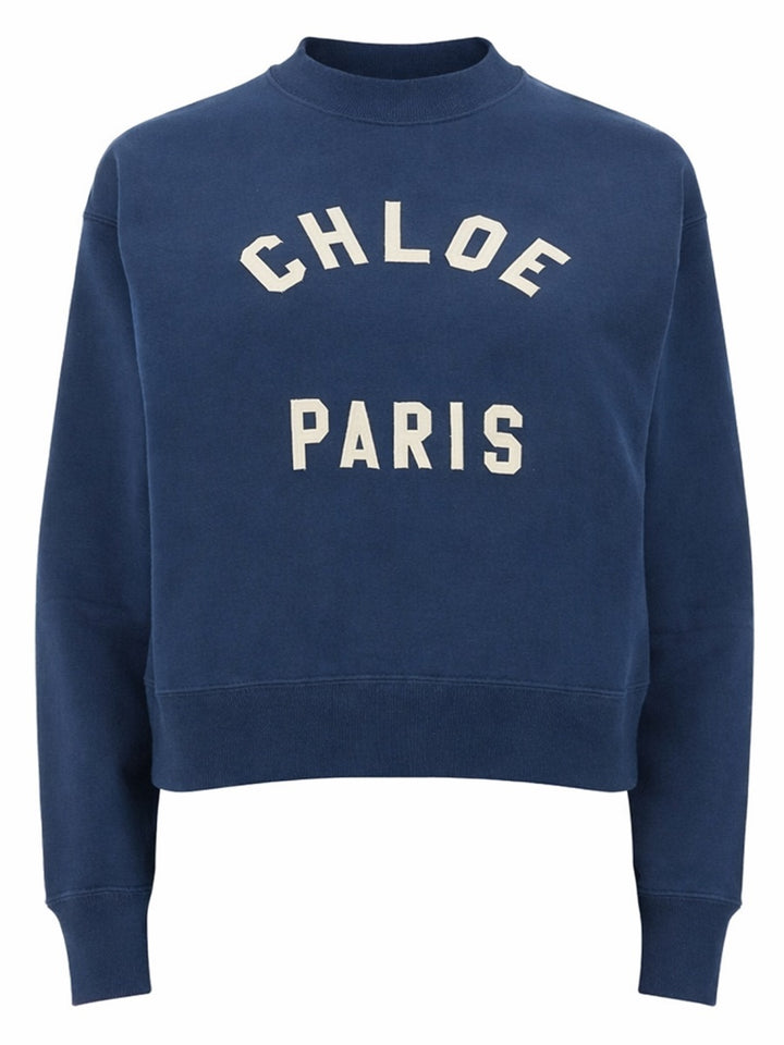 ChloÉ Sweatshirts - Blue | 32626d6e63cd6a58335b5465a9d57bbdbda4d085