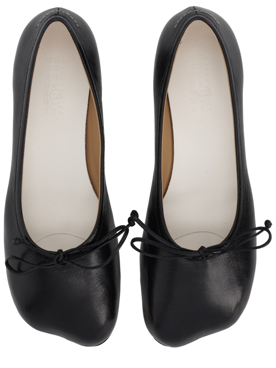 Mm6 Maison Margiela Flat Shoes - Black | eb6b5ad6e0b049cd1663ac68695d7898f8ce528b