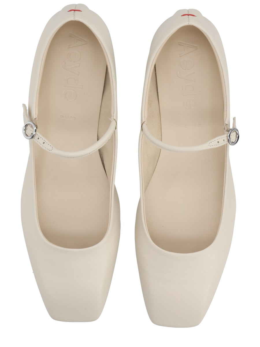 Aeyde Flat Shoes - Ivory | 5962623e4bf2410c2796766813b9970f19552c14