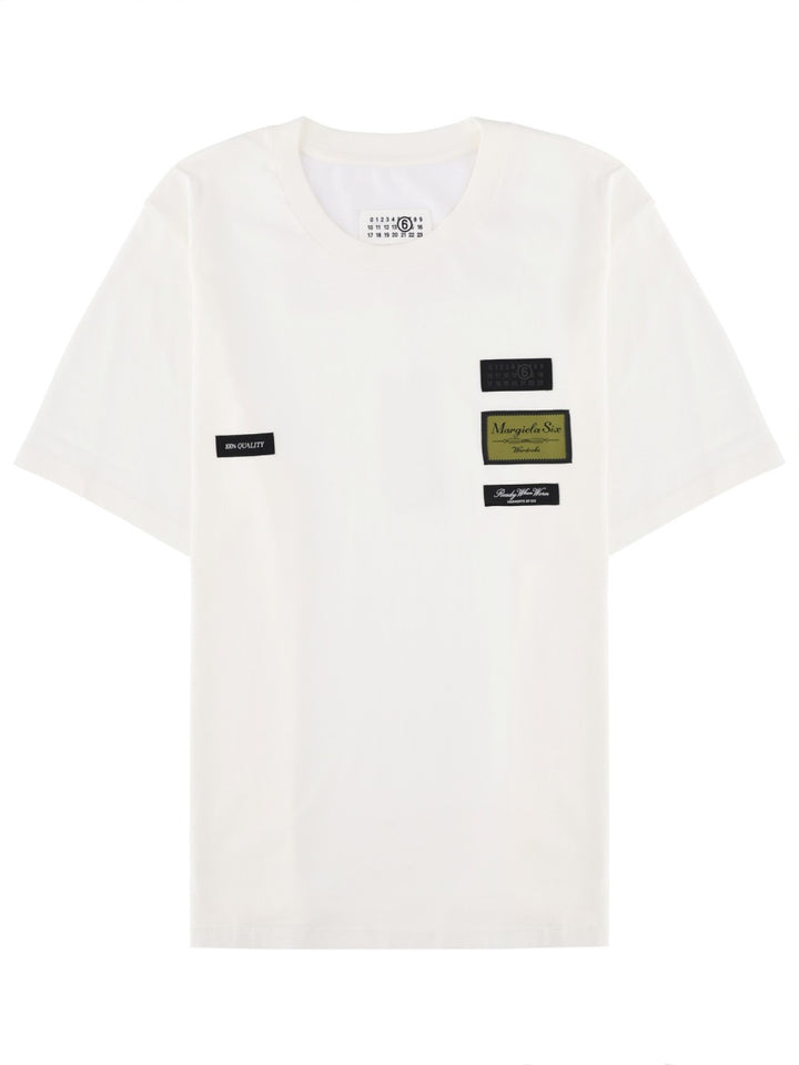 Mm6 Maison Margiela T shirts - White | 7fb7635d3f040e824da925afb6c4412d98797bfe