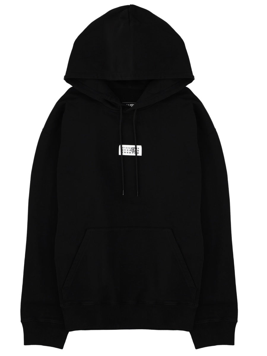Mm6 Maison Margiela Sweatshirts - Black | 22475d5d669575a51657726eef484a83a4f90382
