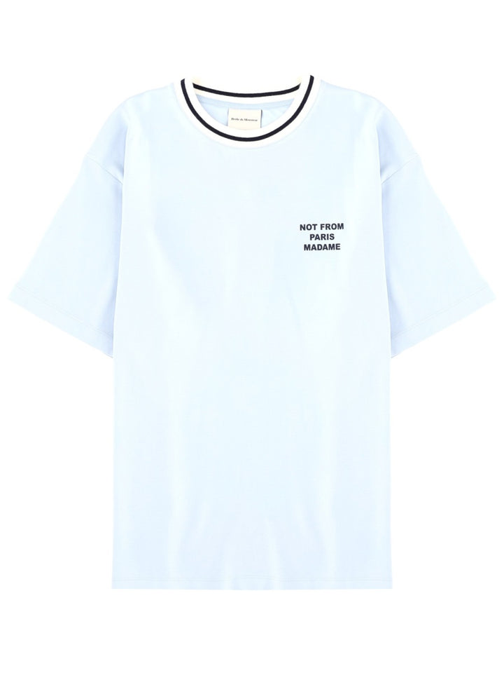 DrÔLe De Monsieur T shirts - Azure | 88750c35676f2d2f8cb3f7a6f10ac91a99fc1924