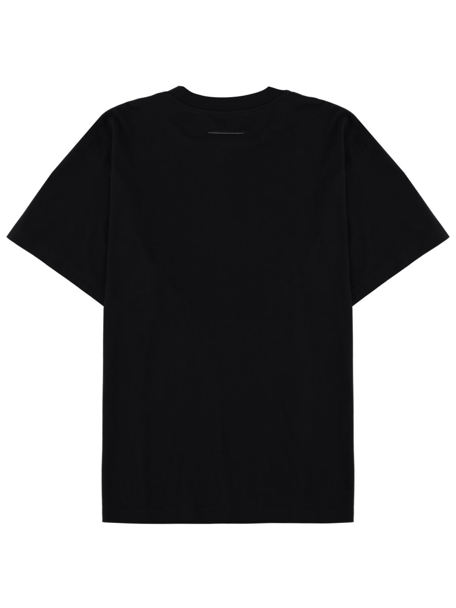 Mm6 Maison Margiela T shirts - Black | 18e7d439fc48493f02ee7915c36484999d2e96f6