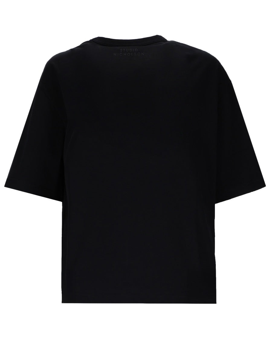 Studio Nicholson T shirts - Black | 800d68847a071be6afbd4dd7c35e3bfbbb1db7cd