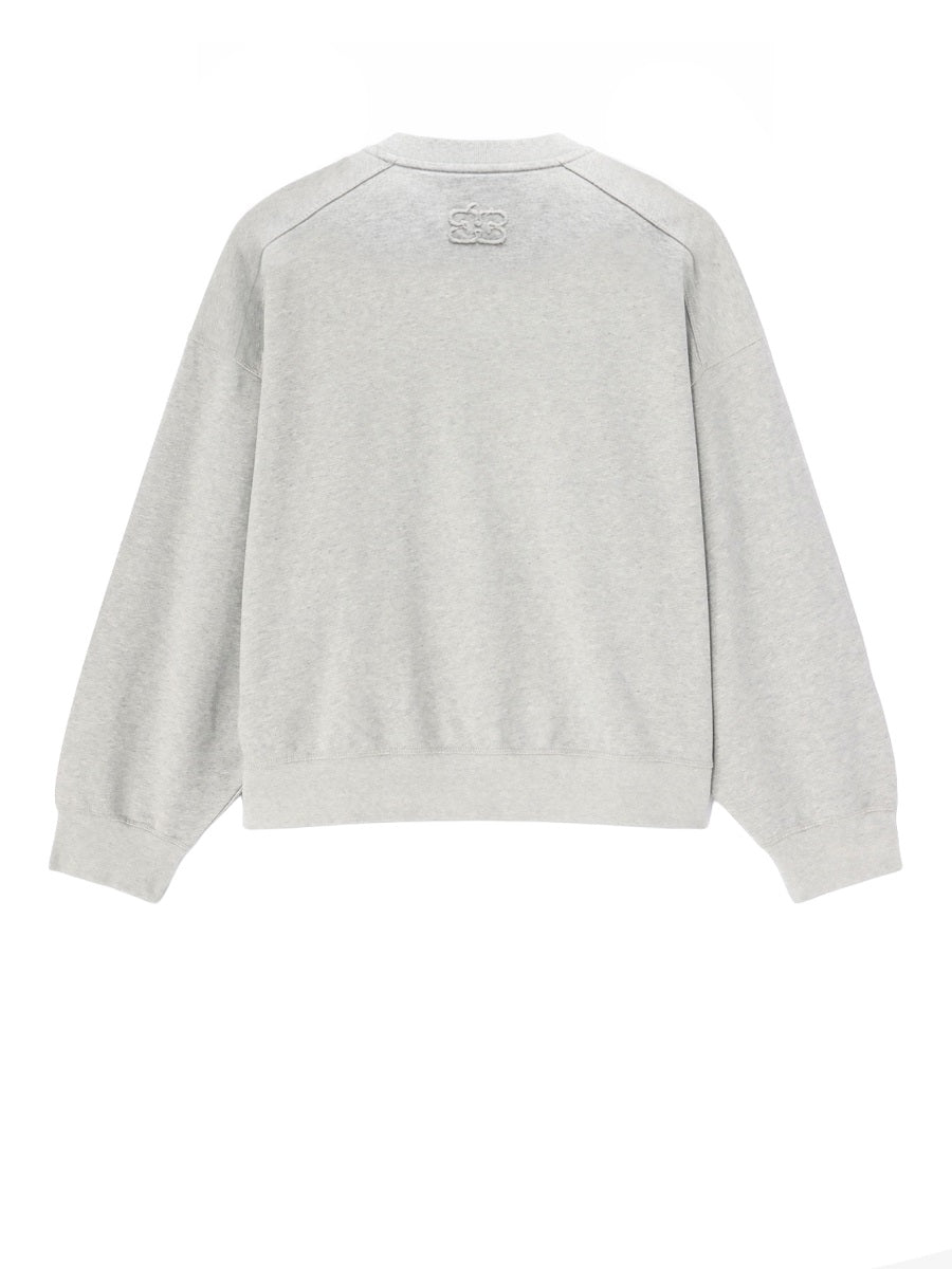 Ganni Sweatshirts - Grey | 71c70aff81c7e8107822e9a1e7fd5e00a74d9f89