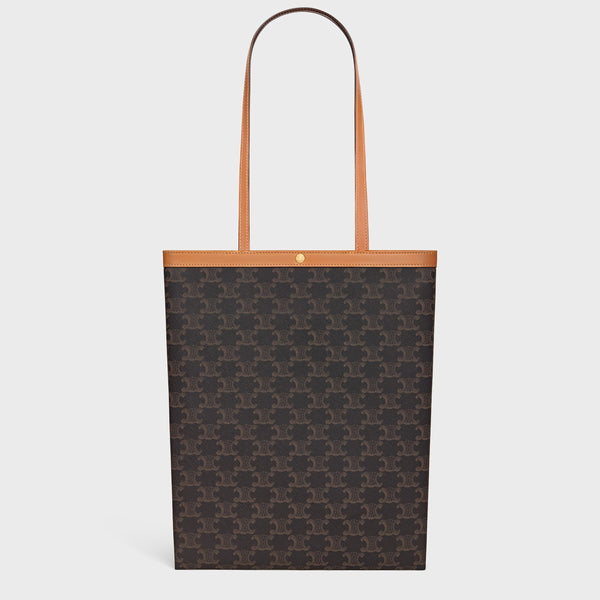 Medium Flat Shopper In Triomphe Canvas