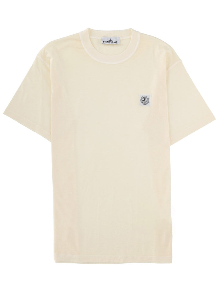 Stone Island T shirts - Ivory | 88a44835720d84a36617fda287373b3cc3d2141d