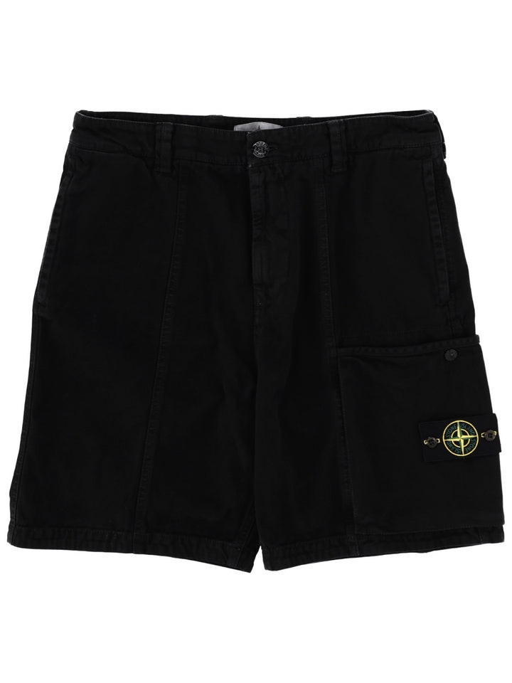 Stone Island Shorts - Black | b18dd60862d19025fdbf779a85c8ea513d59b949