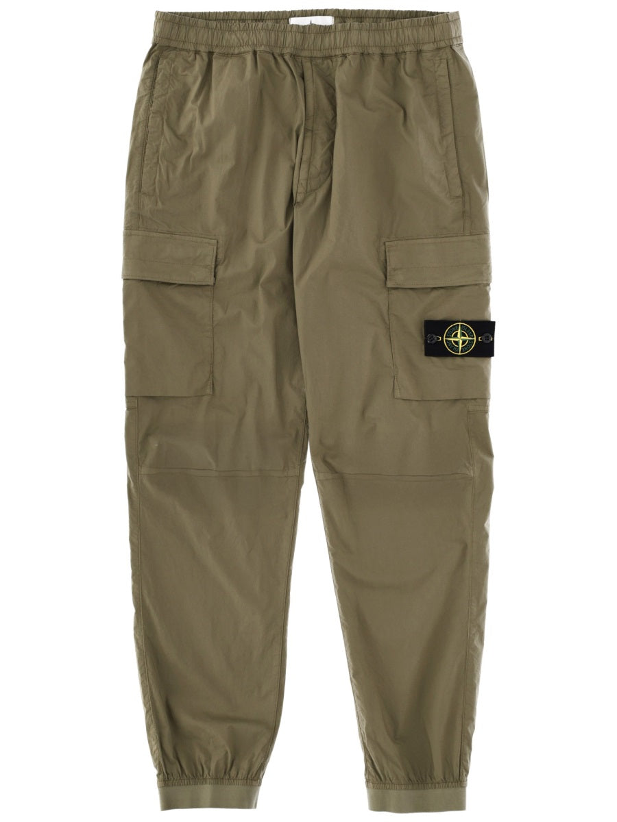 Stone Island Pants - Military Green | 6f5901d9235b7ebbe1522abf8541b49be35e0700