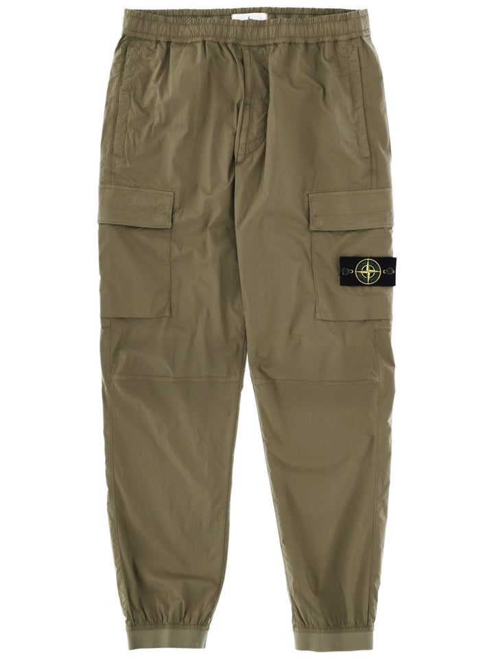 Stone Island Pants - Military Green | 6f5901d9235b7ebbe1522abf8541b49be35e0700