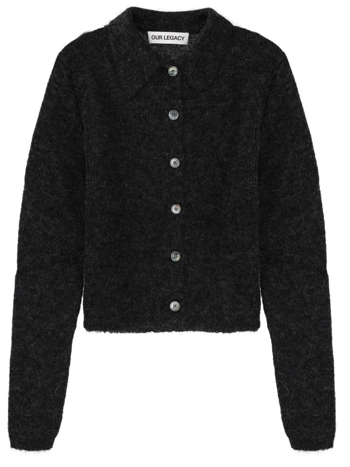 Our Legacy Polo - Charcoal | f7ceb62e28044bddbd59d6c0ab6498f142a50f71