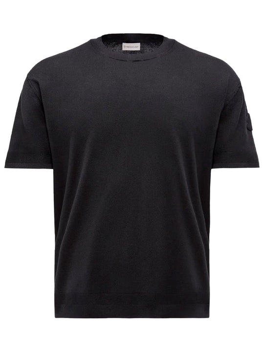 Silk & Cotton Knit T-Shirt