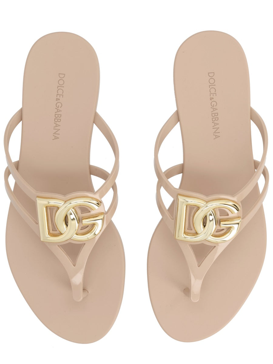 Dolce & Gabbana Sandals - Beige | 9d372aa0e325455bfc8be6034721d7484041a70f