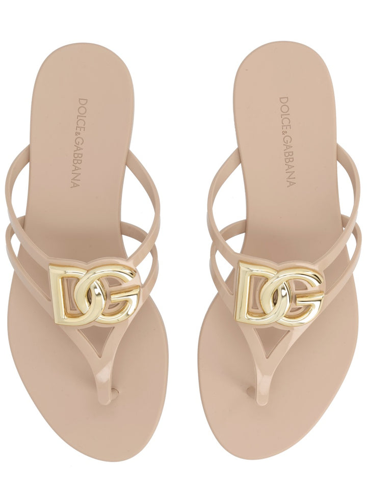 Dolce & Gabbana Sandals - Beige | 9d372aa0e325455bfc8be6034721d7484041a70f