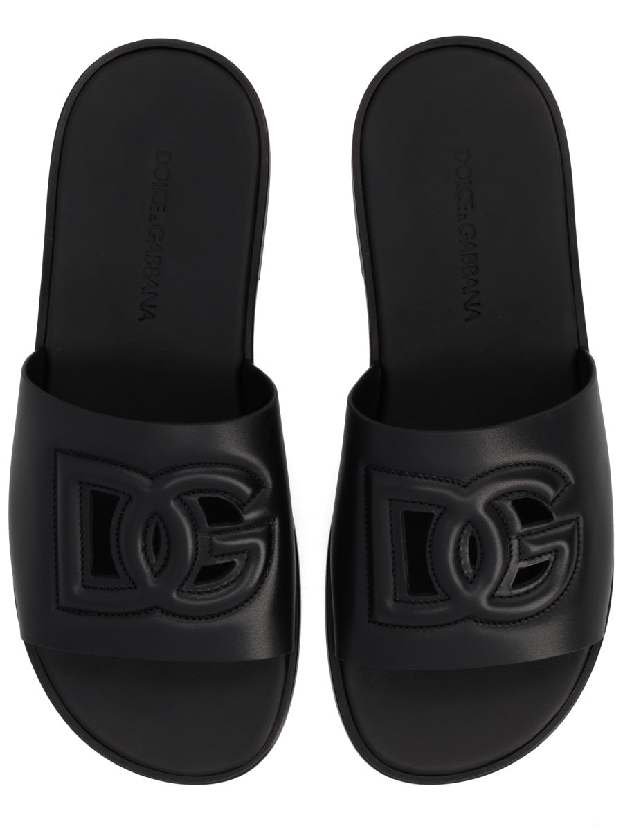 Dolce & Gabbana Sandals - Black | 71e9a9a7ffec545bdc2e1ed719296b199f14a220