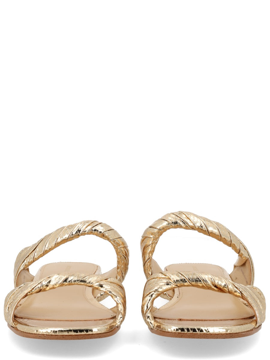 Michael Kors Flat Shoes - Gold | 8c1281037fa4f49f6b6b6e5fb190abdbb7d3d6be