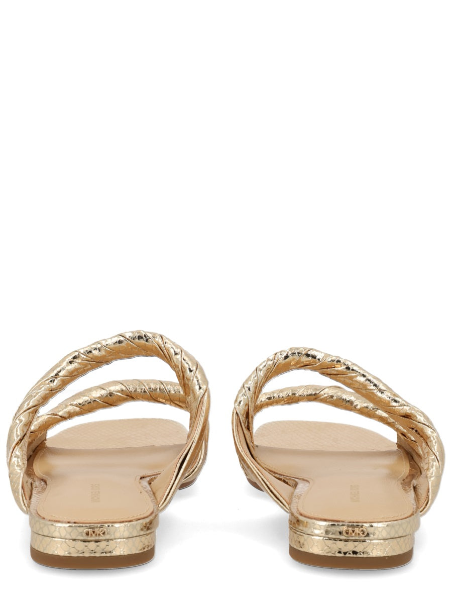 Michael Kors Flat Shoes - Gold | 39acc6684aa5698da85efd6103b4a272c3d14907