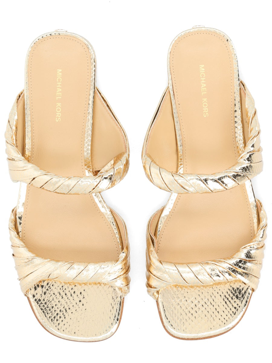 Michael Kors Flat Shoes - Gold | 9fec7ce6dc96372c039b901216946007e5d55dbe