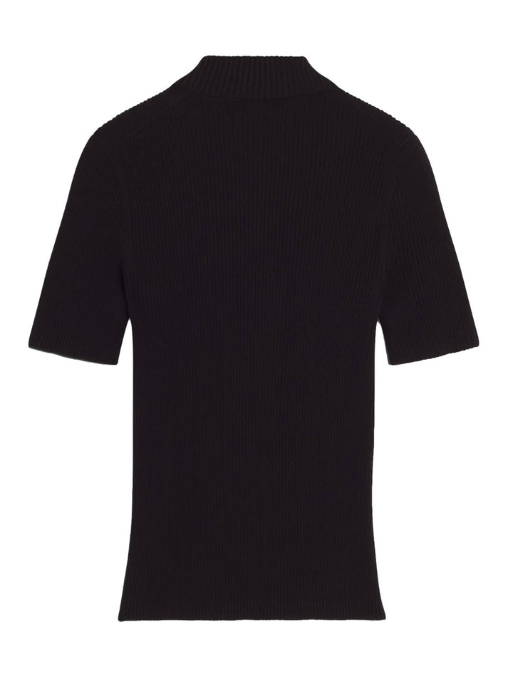 Maison KitsunÉ Polo - Black | ab9d88601235a352c0db8063f048d344410cfe65