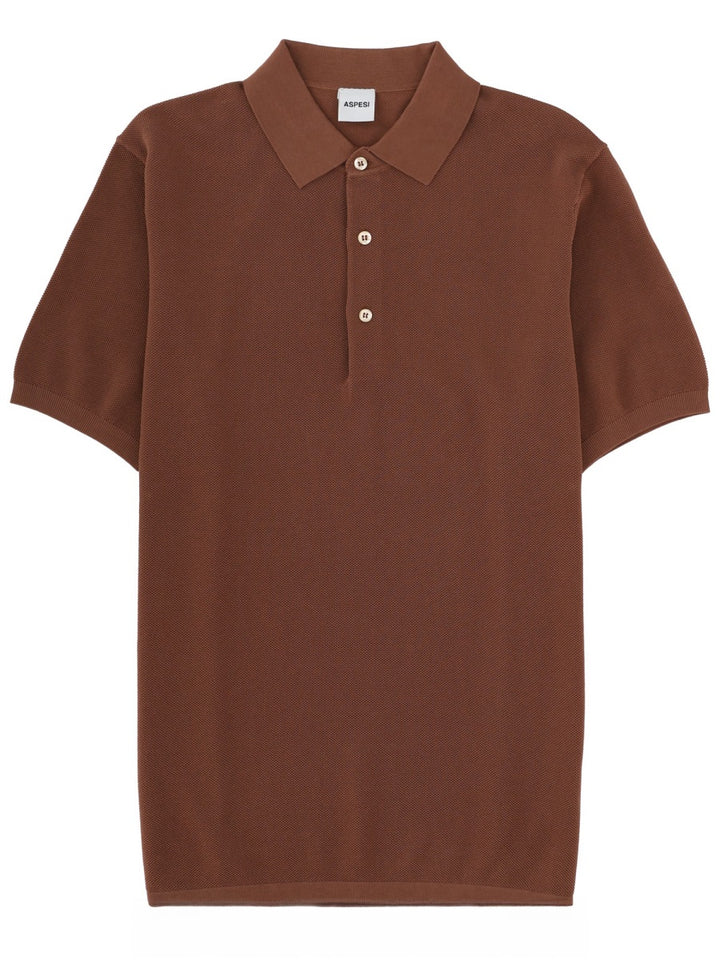 Aspesi Polo - Brown | ee4423ecf2d89d84898d17c389bc8c45c0a9c92d