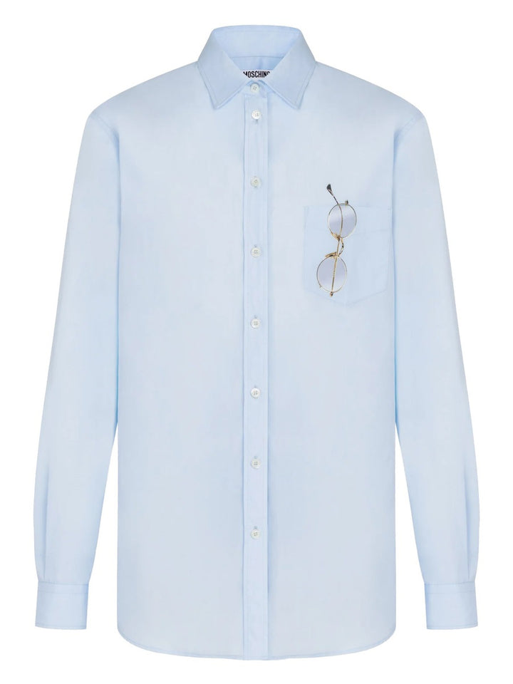 Moschino Shirts - Azure | 7218cb1e76676bf26699f68d6461cbbfc48c0b3f