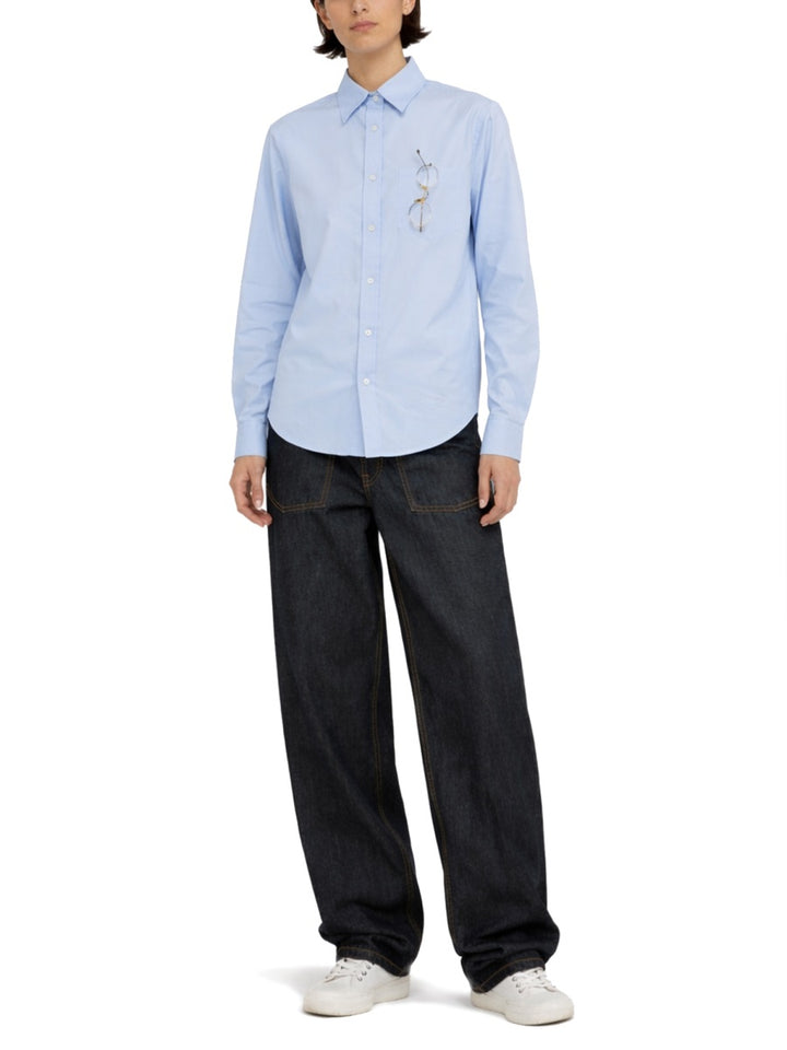 Moschino Shirts - Azure | 655314a82d67c54fefba8e49843a643aee0d0154