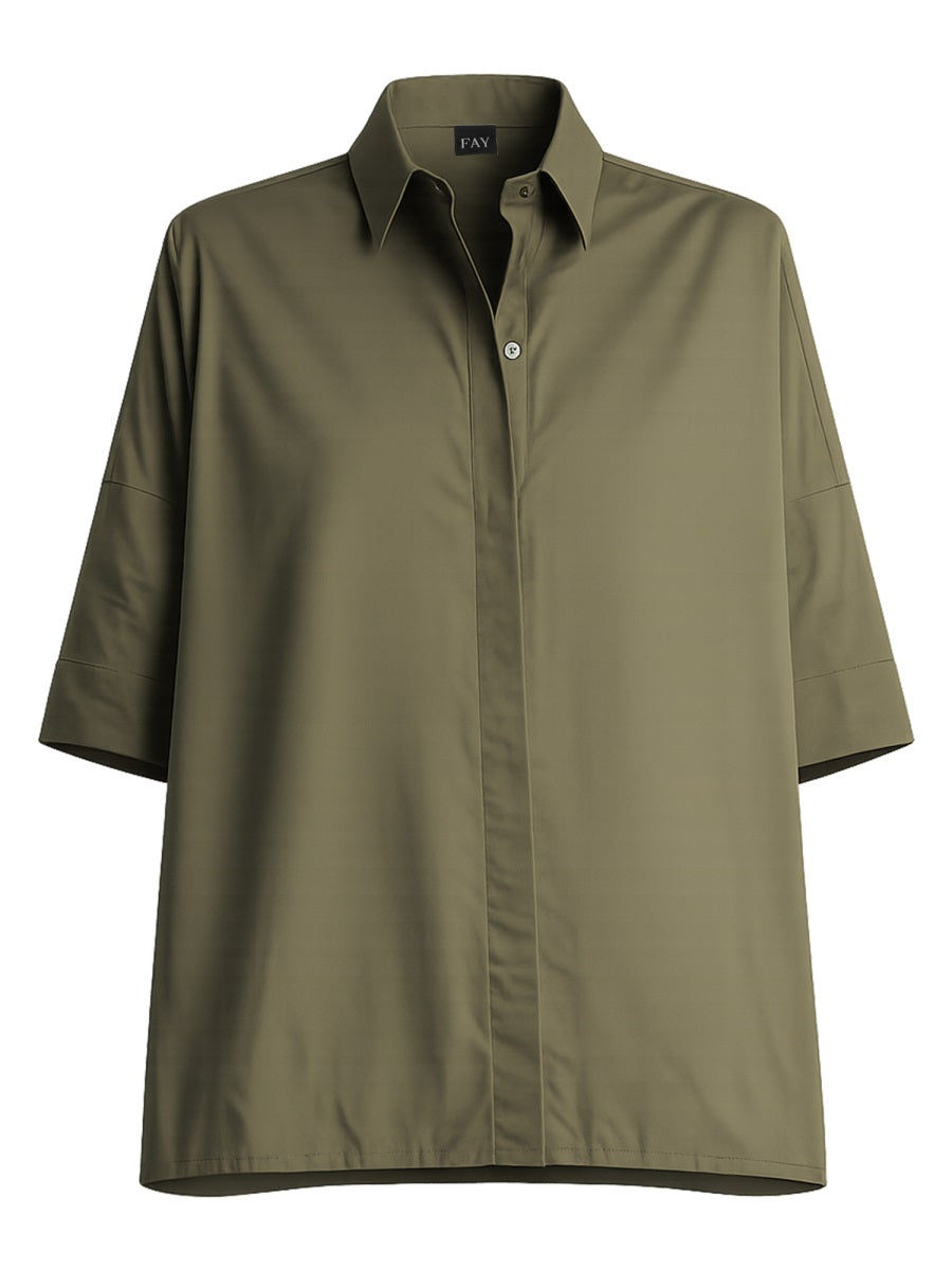 Fay Shirts - Green | 8bb12bc1f67141ba425fe55a816ebdc4caf59435