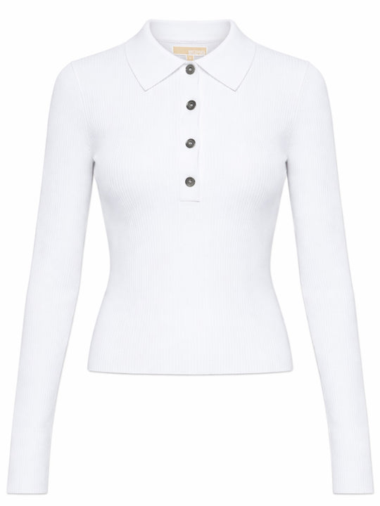 Long-Sleeved Polo Shirt