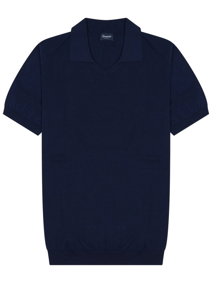 Drumohr Polo - Blue | a7a7ab8a16d540cb84cd5bae719a21656e898e0f