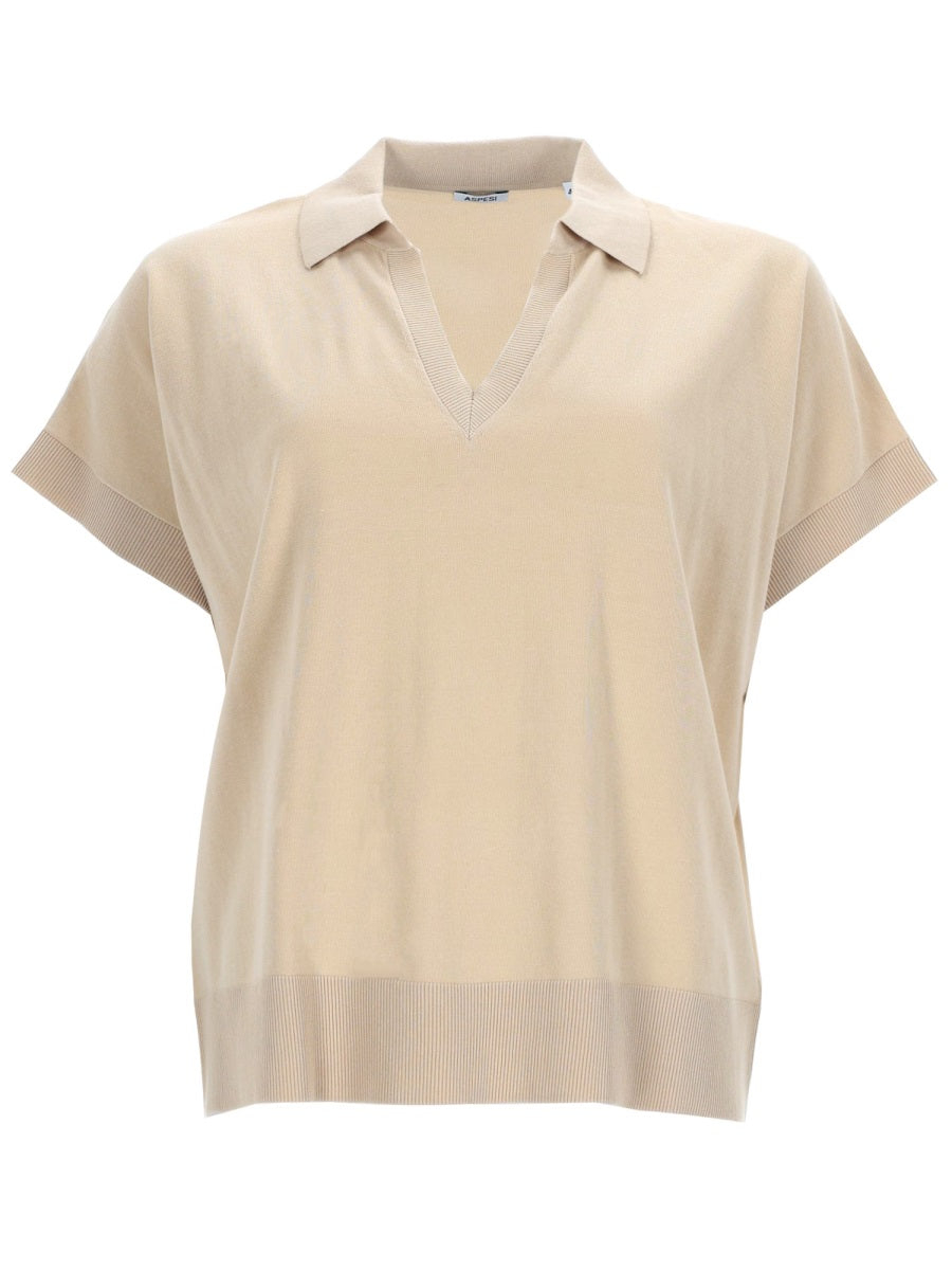 Aspesi Polo - Beige | 11193c625adda793239bd739e99f697ecb4feba3