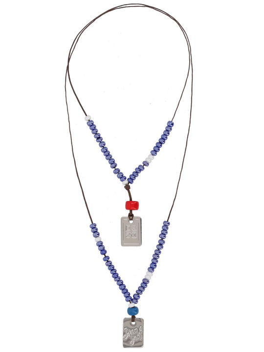 Necklace With Logo Plaques