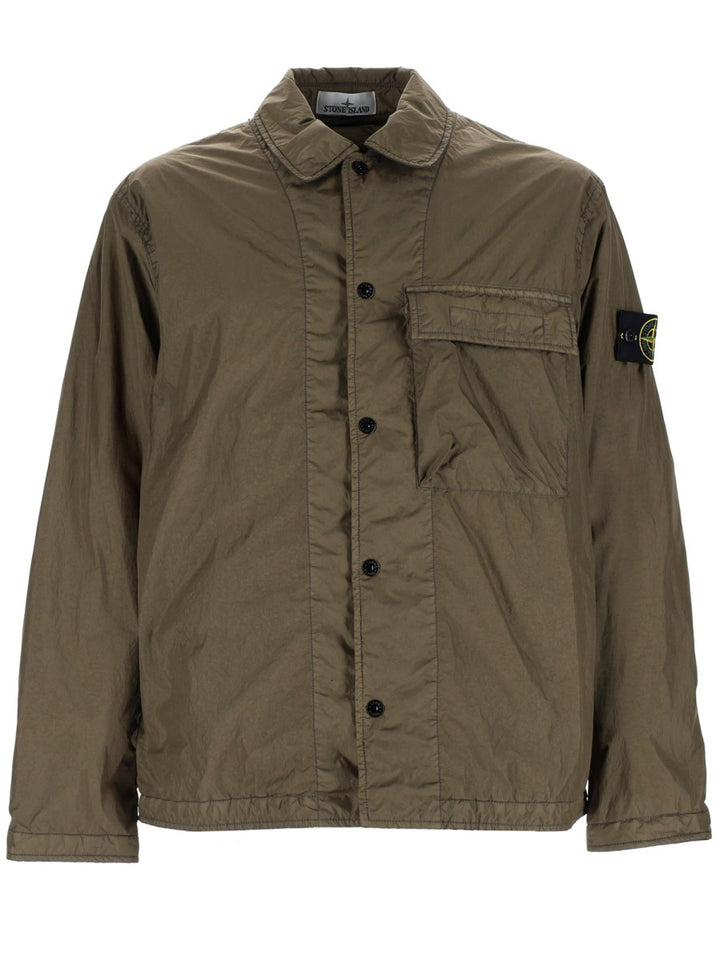 Stone Island Shirts - Military Green | 4a675833ad1f76b9b1dd64cc6cb89561eea3e1f1