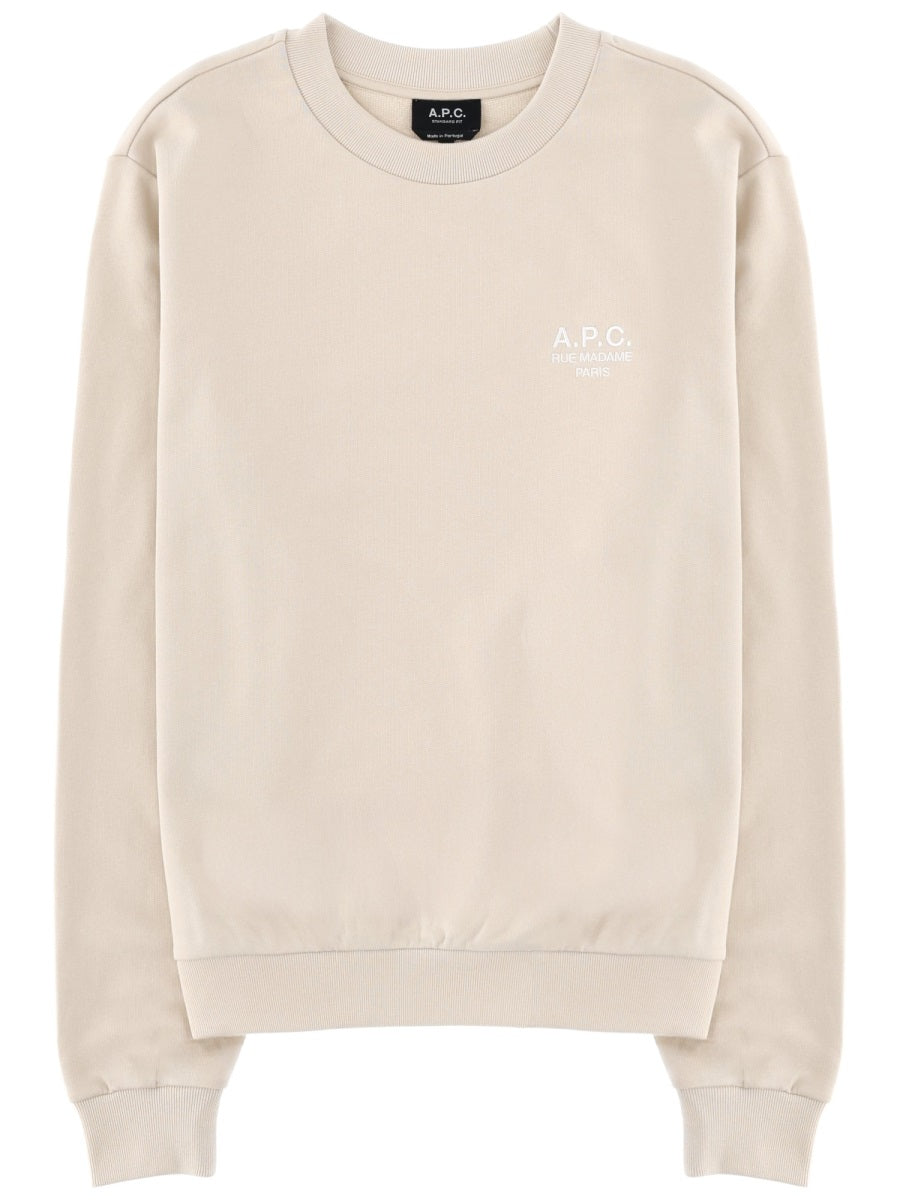A.P.C. Sweatshirts - Powder | 83e03fff9b8e2f76c44ed8944077e82a44fcce02
