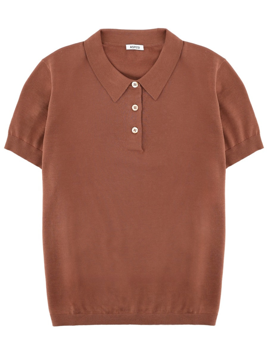 Aspesi Polo - Brown | 62206d945383c6b4b53f8914dd0d5242256bc1c2