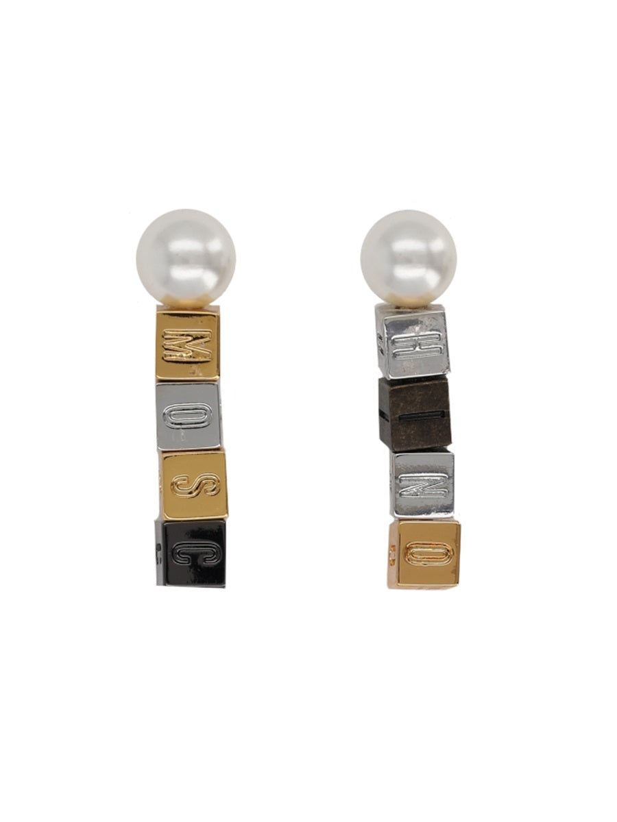 Moschino Earrings - Silver | 50c7d556e56f81c9891ef63bfbf57fc042793915
