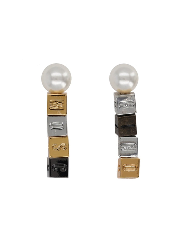 Moschino Earrings - Silver | 50c7d556e56f81c9891ef63bfbf57fc042793915