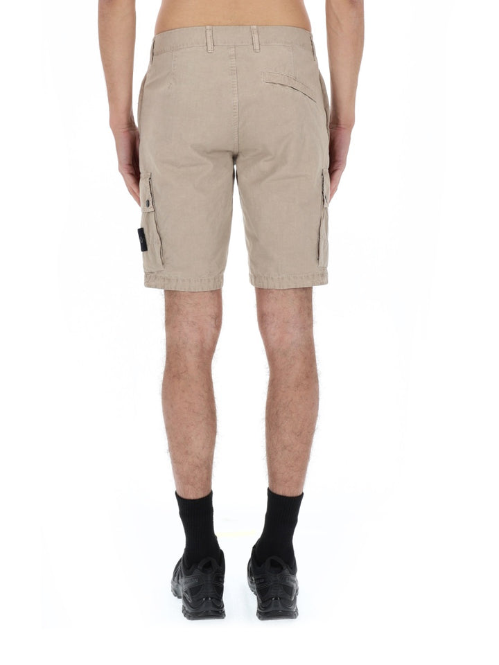Stone Island Shorts - Beige | a0729aa9481ea6ef846c18f5e1220072807761b8