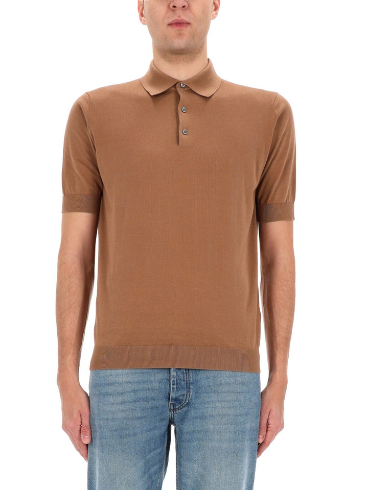Lardini Polo - Brown | 14920ced55fd4a71031ea1eb3991de0145a94e5a