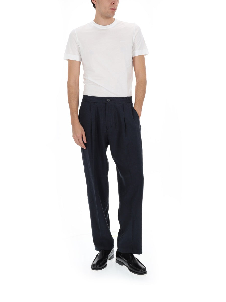 Herno Pants - Blue | 185b06fb6a75d5f95e99f3ad1629a3adea946218